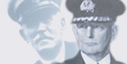 gen. Mariusz Zaruski, pierwszy Komandor YKP, admirał Józef Unrug, pierwszy Komandor YKP Gdynia